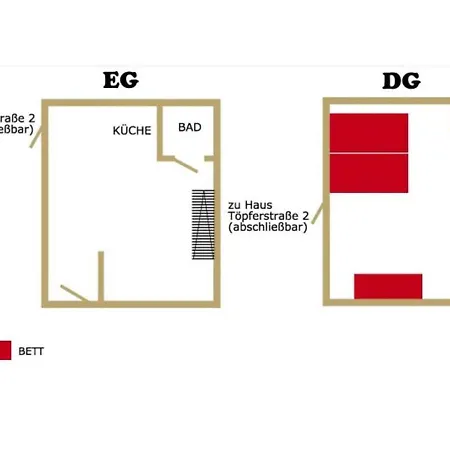 Apartament Toepferhof 1 Tangermünde
